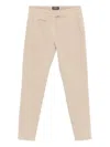 Dondup Cotton Trousers In Neutral