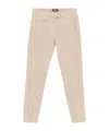 Dondup Cotton Trousers In Neutral