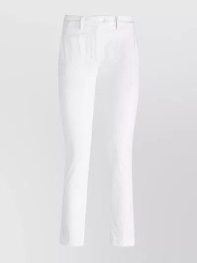 Dondup Cotton Trousers With Belt Loops And Pockets