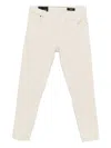 Dondup Natural Straight Leg Jeans In White