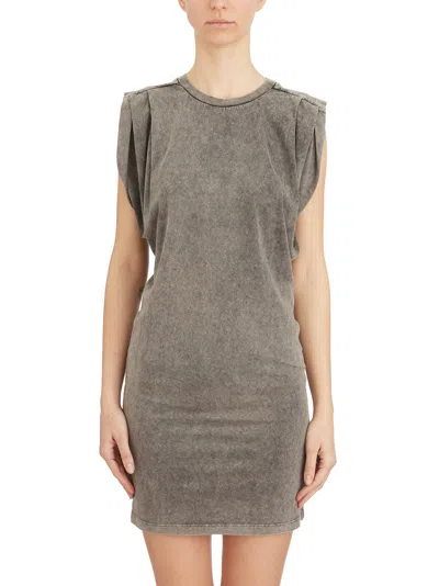 DONDUP DONDUP CREW NECK COTTON DRESS