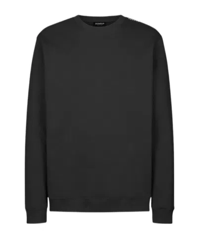 Dondup Crew Neck Sweatshirt In Black
