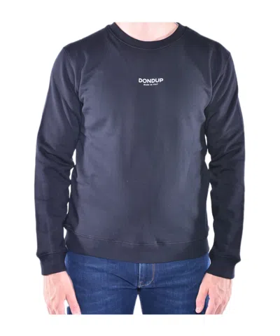 Dondup Crew Neck Sweatshirt In Blue