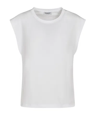 Dondup Crew Neck T-shirt In White
