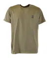 Dondup Crew Neck T-shirt In Green