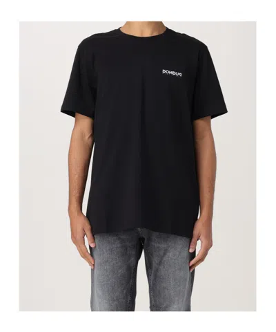 Dondup Crew Neck T-shirt In Black