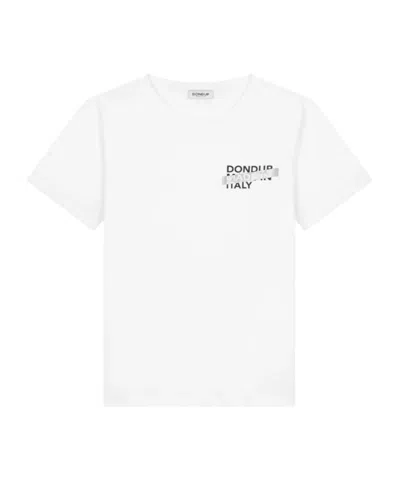 Dondup Crew Neck T-shirt In White