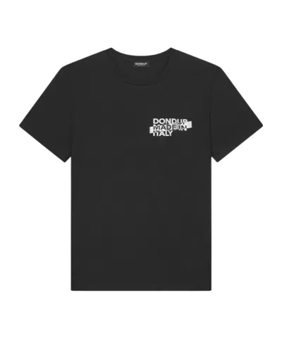 Dondup Crew Neck T-shirt In Black