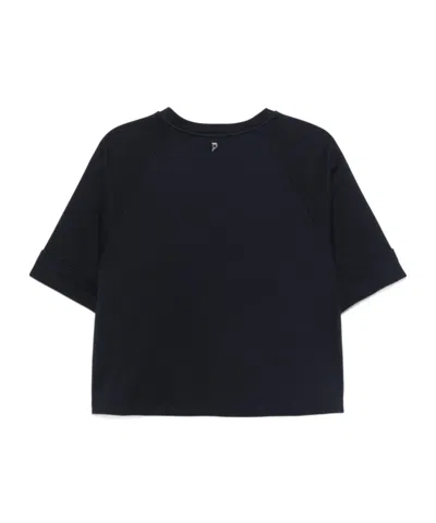 Dondup Crew Neck T-shirt In Black