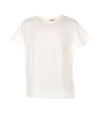 Dondup Crew Neck T-shirt In Jersey In Neutral