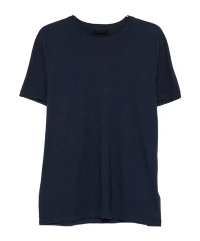 Dondup Crew Neck T-shirt In Blue