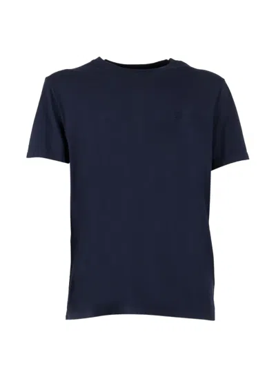 Dondup Crewneck Short-sleeve T-shirt In Blue