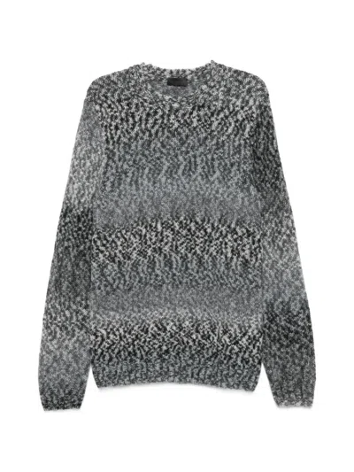 Dondup Crew-neck Sweater In Gray