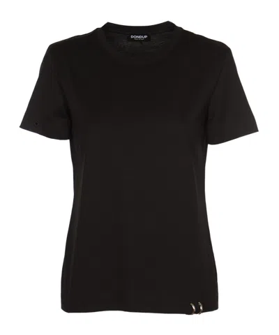 Dondup Crewneck T-shirt In Black
