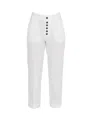 Dondup Woman Jeans Dp268bbs0030d 000 Jeans 5tasche Loose Knoons Bot White In Multi