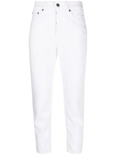 DONDUP CROPPED DENIM JEANS
