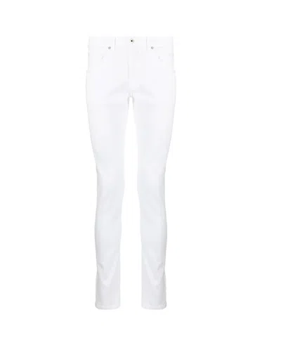 Dondup Cropped Slim-cut Jeans In White