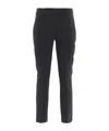Dondup Slim-cut Cropped Trousers In Black