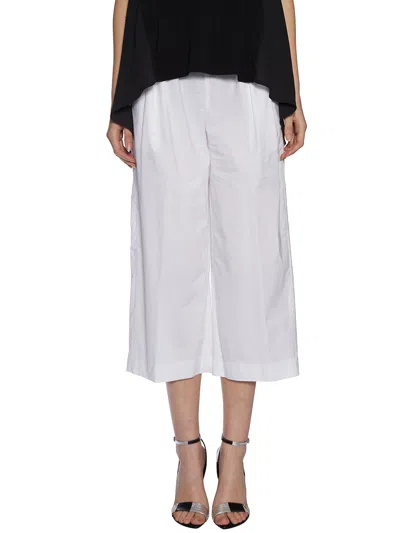 Dondup Cropped Trouser Mod. Iole In White