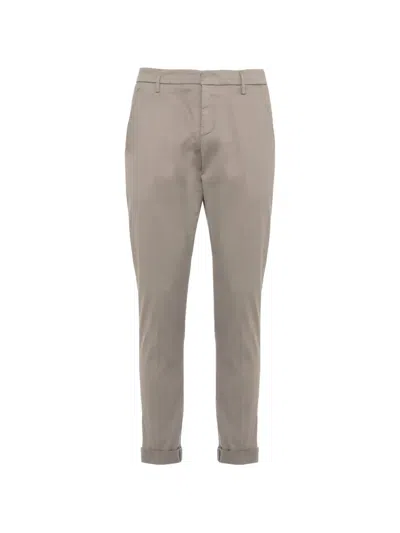 Dondup Cuffed Chinos In Neutral