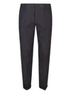 Dondup Cuffed Cotton Pants In Black