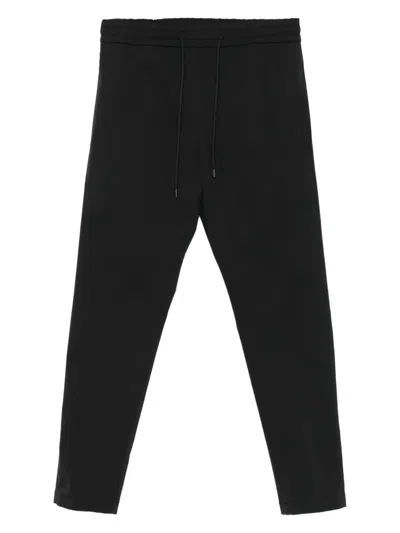 Dondup Cuffed Drawstring Track Pants In Black