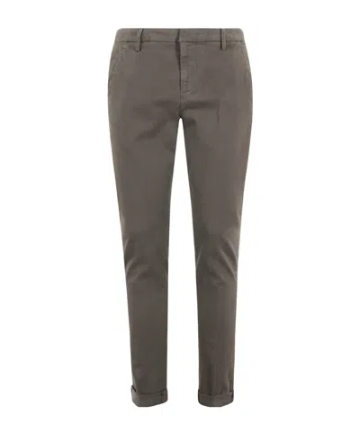 DONDUP CUFFED-HEM CHINOS