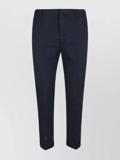 Dondup Cuffed Hem Tailored Trousers In Universo