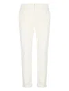 Dondup Gaubert Trousers In White