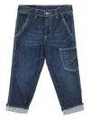 Dondup Cuffed Jeans In Blue