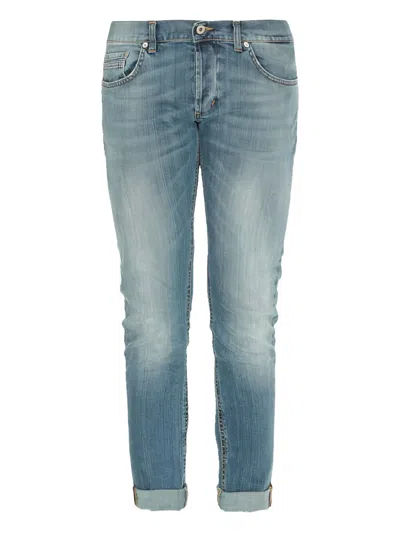 Dondup Cuffed Jeans In Blue