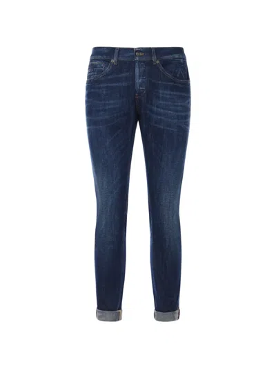 Dondup Jeans With Belt Loops In Blue