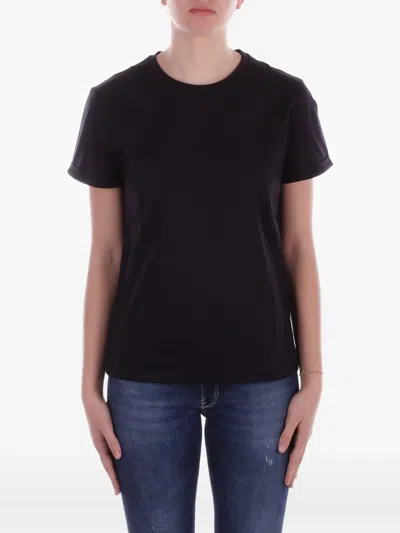 Dondup Cuffed-sleeves T-shirt In Blue