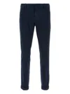Dondup Gaubert Trousers Cuffed Hem In Blue