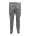 Dondup Cuffed Trousers In Gray