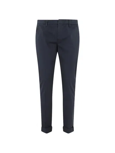 Dondup Cuffed Trousers In Blue
