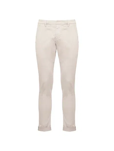 Dondup Cuffed Trousers In Neutral