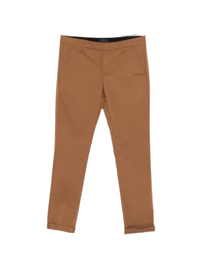 Dondup Cuffed Trousers In Orange