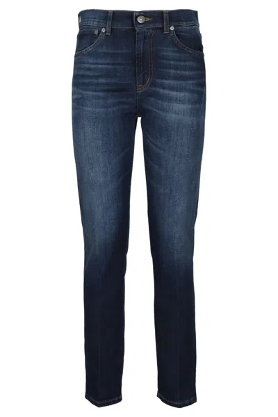 Dondup Daila Five-pocket Blue Denim Jeans