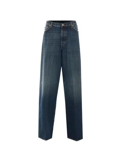 Dondup Dakota Wide-leg Jeans In Blue