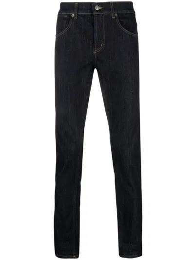 Dondup Jeans With Logo In Dark Blue