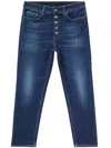 Dondup Gioiello Trousers With Back Pockets And Belt Loops In Blue