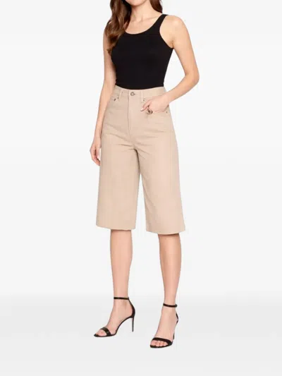 Dondup Delfine Belt-loop Shorts In Neutral