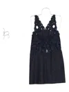Dondup Denim Dress With Embroidery In Blue