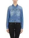 Dondup Long-sleeved Denim Coat