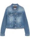 Dondup Denim Jacket In Blue