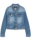 Dondup Denim Jacket In Blue