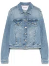 Dondup Denim Jacket In Blue
