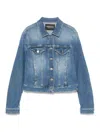 Dondup Denim Jacket In Blue