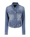 Dondup Denim Jacket In Blue